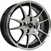 MEGAMI MGM-5 6.0x15/4x100 ET40 D60.1 BKF